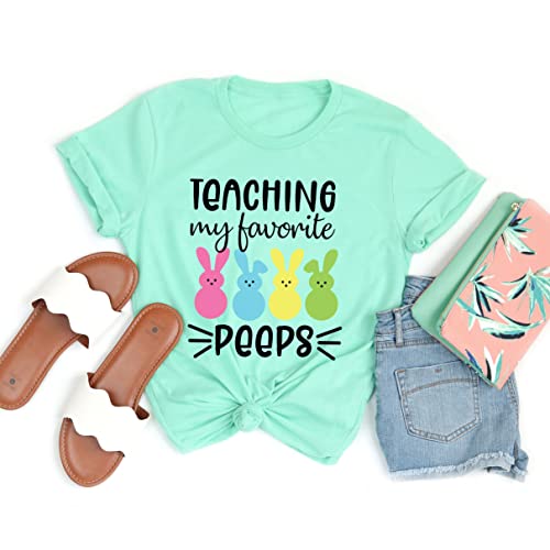 Peeps Teacher Shirt - Easter Teacher T-Shirt, Tank Top, V-Neck, Long Sleeve & Hoodie - Cute Teacher Outfits for Classroom & Easter Celebrations