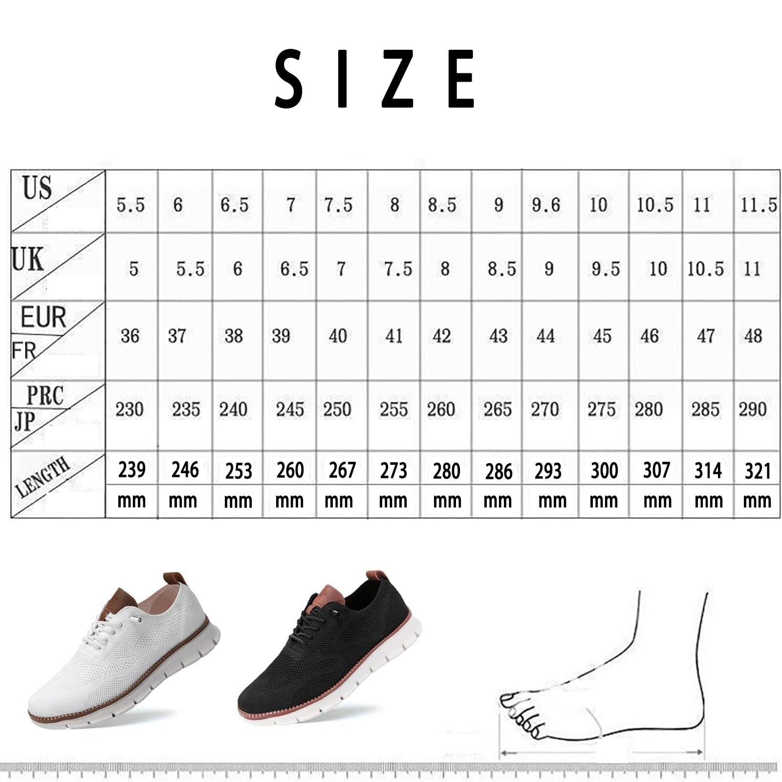 QQLADY Men's Breathable Oxford Shoes - Ultra Comfortable Business Casual Sneakers with Arch Support for Walking, Tennis & Office Wear | Slip-On Boat Shoes for Men | Perfect for Daily Commute, Work & Outdoor Activities