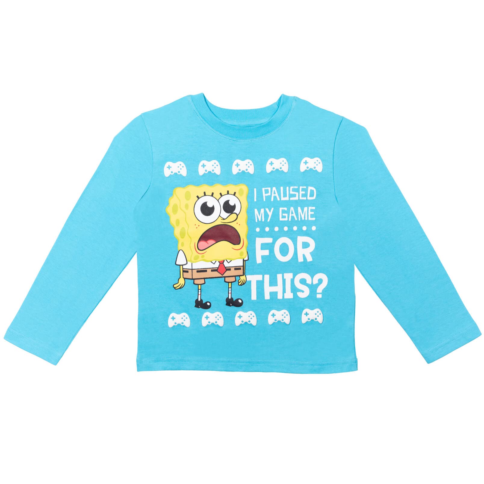 Spongebob Squarepants Cartoon Character T-Shirt for Kids - Soft Cotton Tee for Toddlers to Big Kids (Ages 2-8) - Perfect for Birthday Gifts, School Wear & Casual Outfits