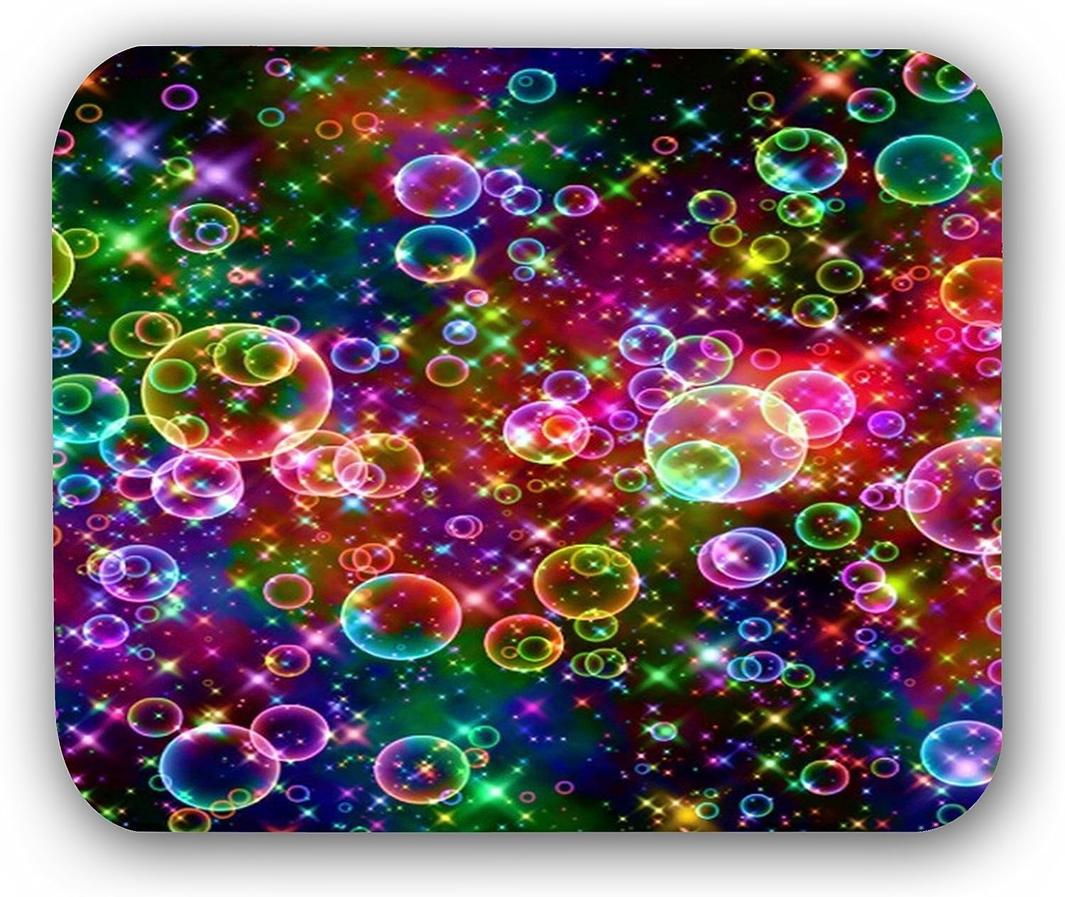Colorful Bubbles Mouse Pad - Non-Slip Gaming Mousepad for PC, Laptop & Desktop - Ergonomic Desk Mat for Office, Work & Home Use by INFOPOSUSA