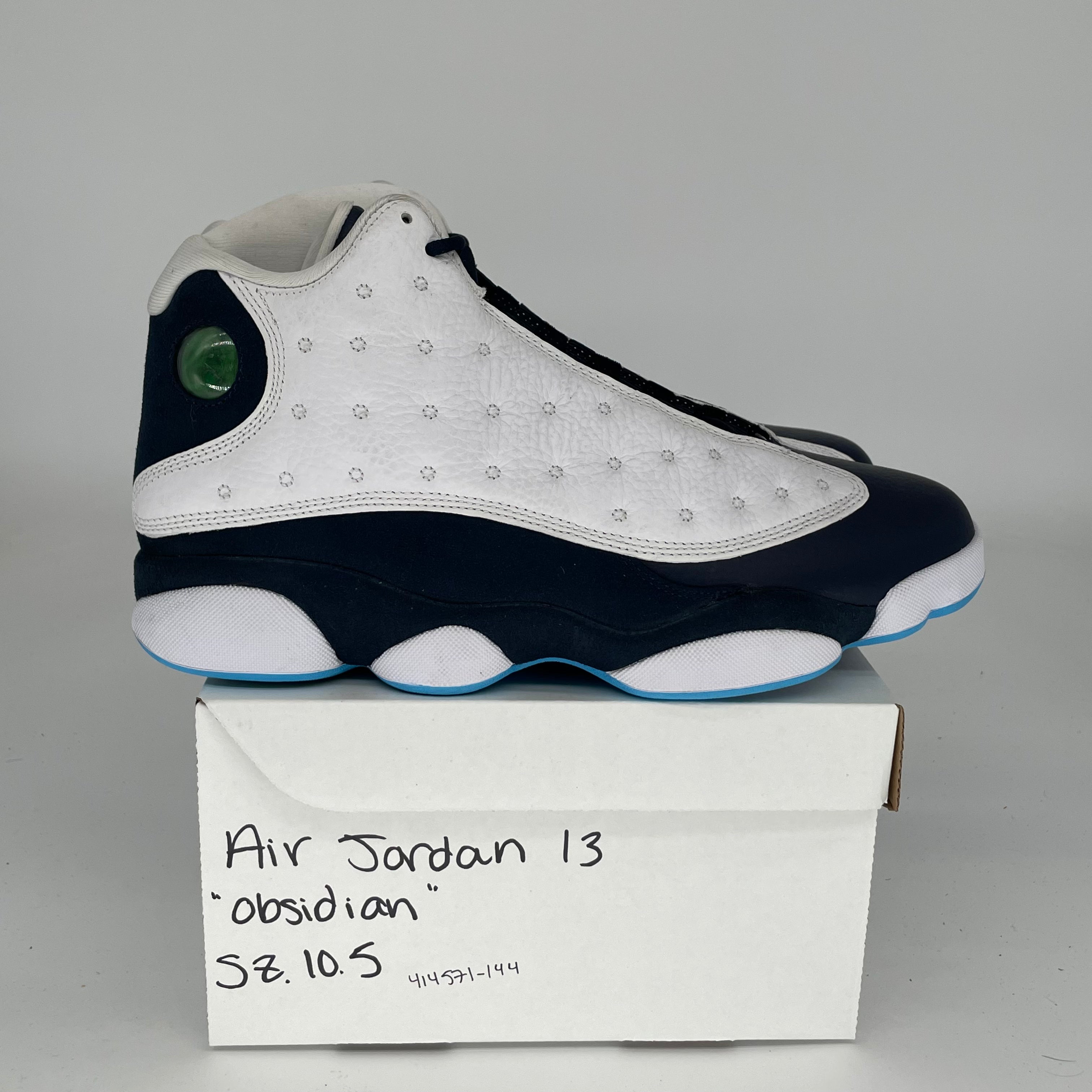 AIR JORDAN 13 OBSIDIAN Men's Basketball Shoes Size 10.5 - 414571-144 | Retro Sneakers for Running, Training & Streetwear Fashion