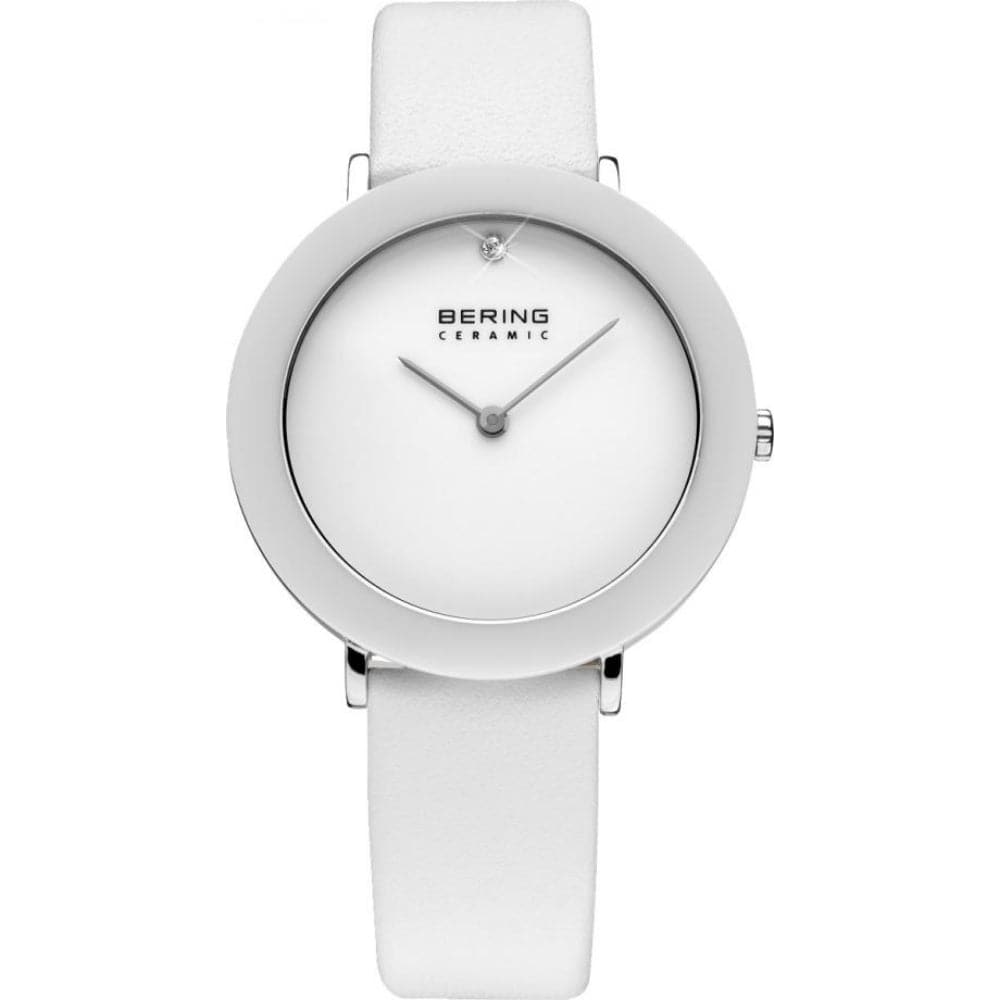 BERING 11435-654 White Ceramic Women's Watch - Elegant & Durable Timepiece for Everyday Wear, Office & Special Occasions