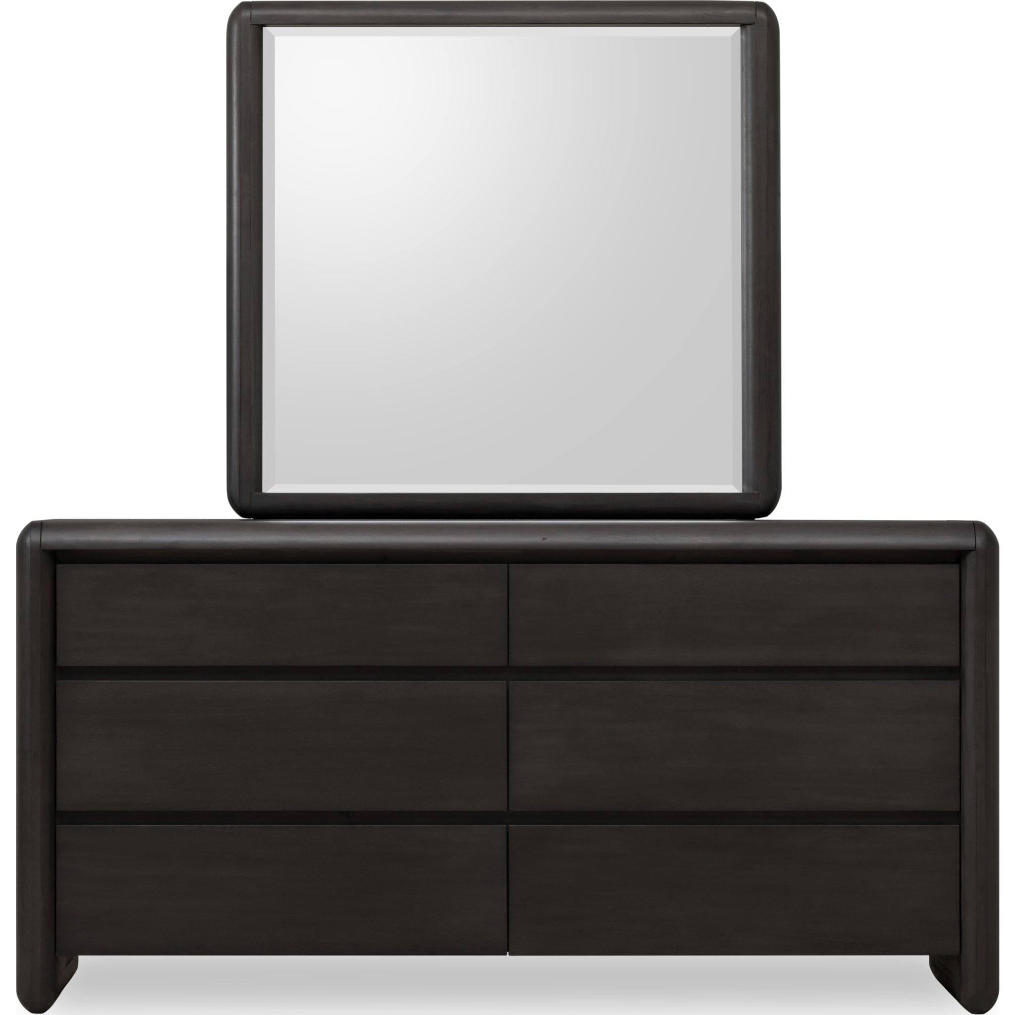Xolani Beveled Glass Wall Mirror or Dresser Mirror - Elegant Jaguar Print Design for Bedroom, Living Room & Vanity Decor