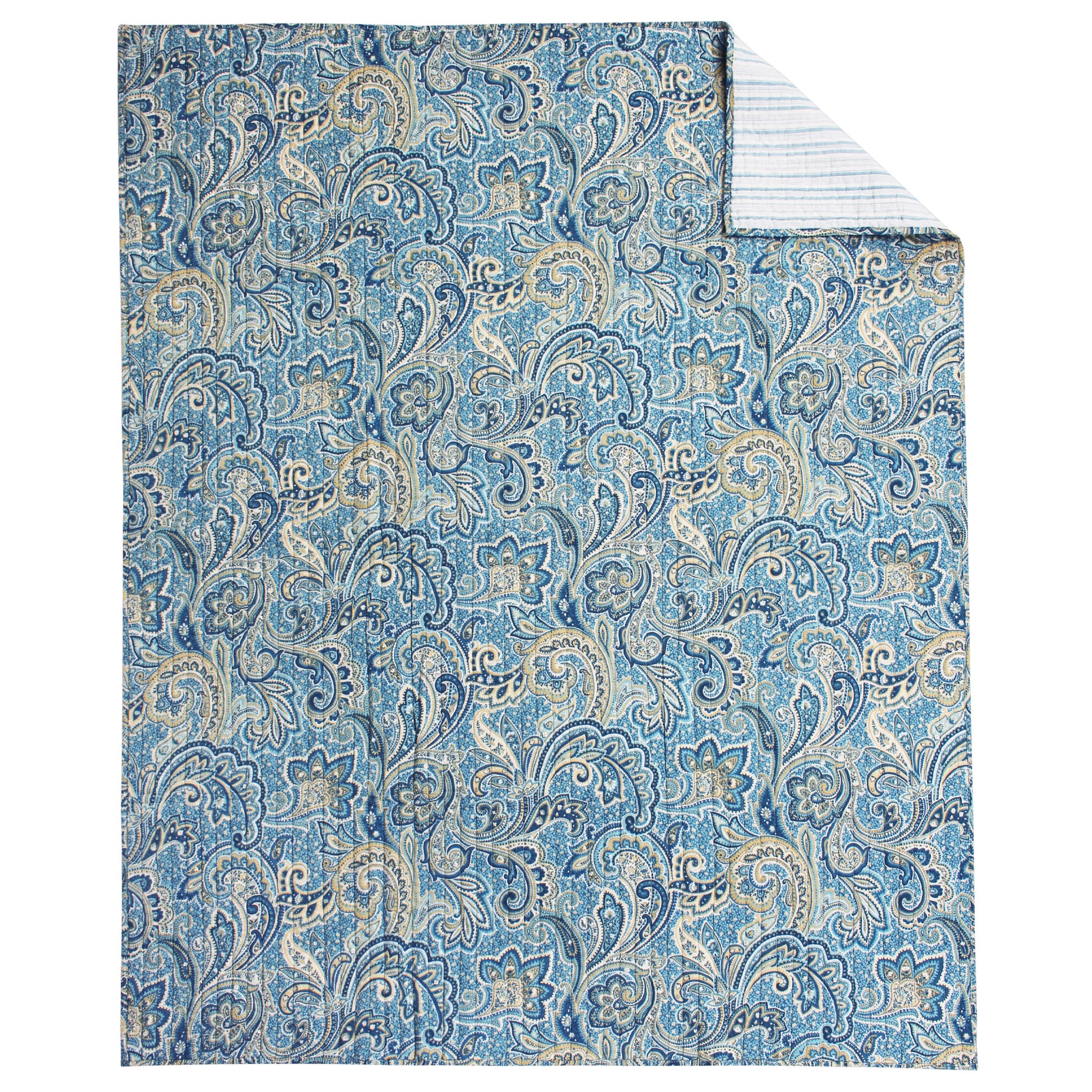 Kimpton Quilted Throw Blanket - Ultra Soft & Cozy Bedspread for Couch, Sofa, or Bed - Perfect for Home Decor, Living Room, and Gift Giving