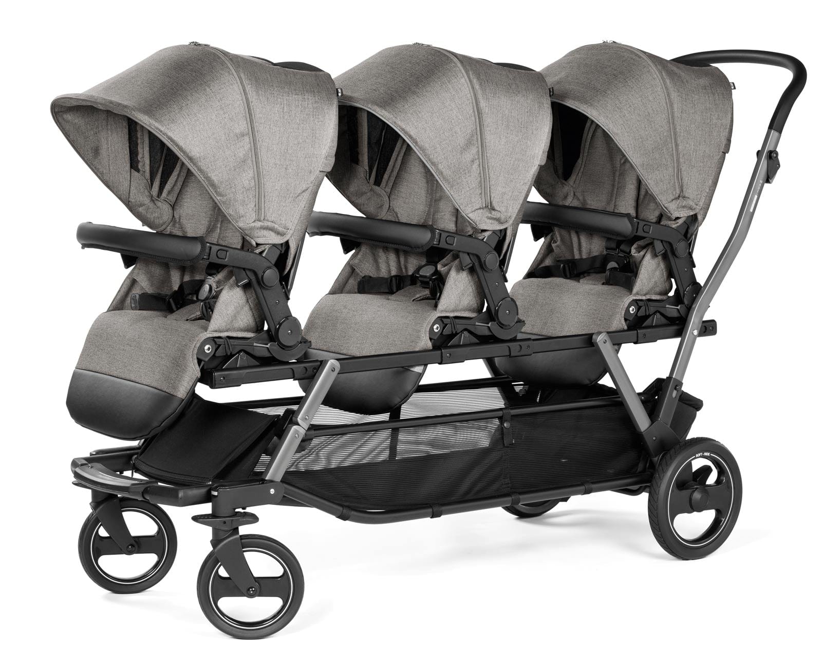 Peg Perego Triplette Piroet Stroller Chassis - Lightweight & Durable Baby Stroller Frame for Smooth Rides - Perfect for Urban Walking, Shopping, and Family Outings