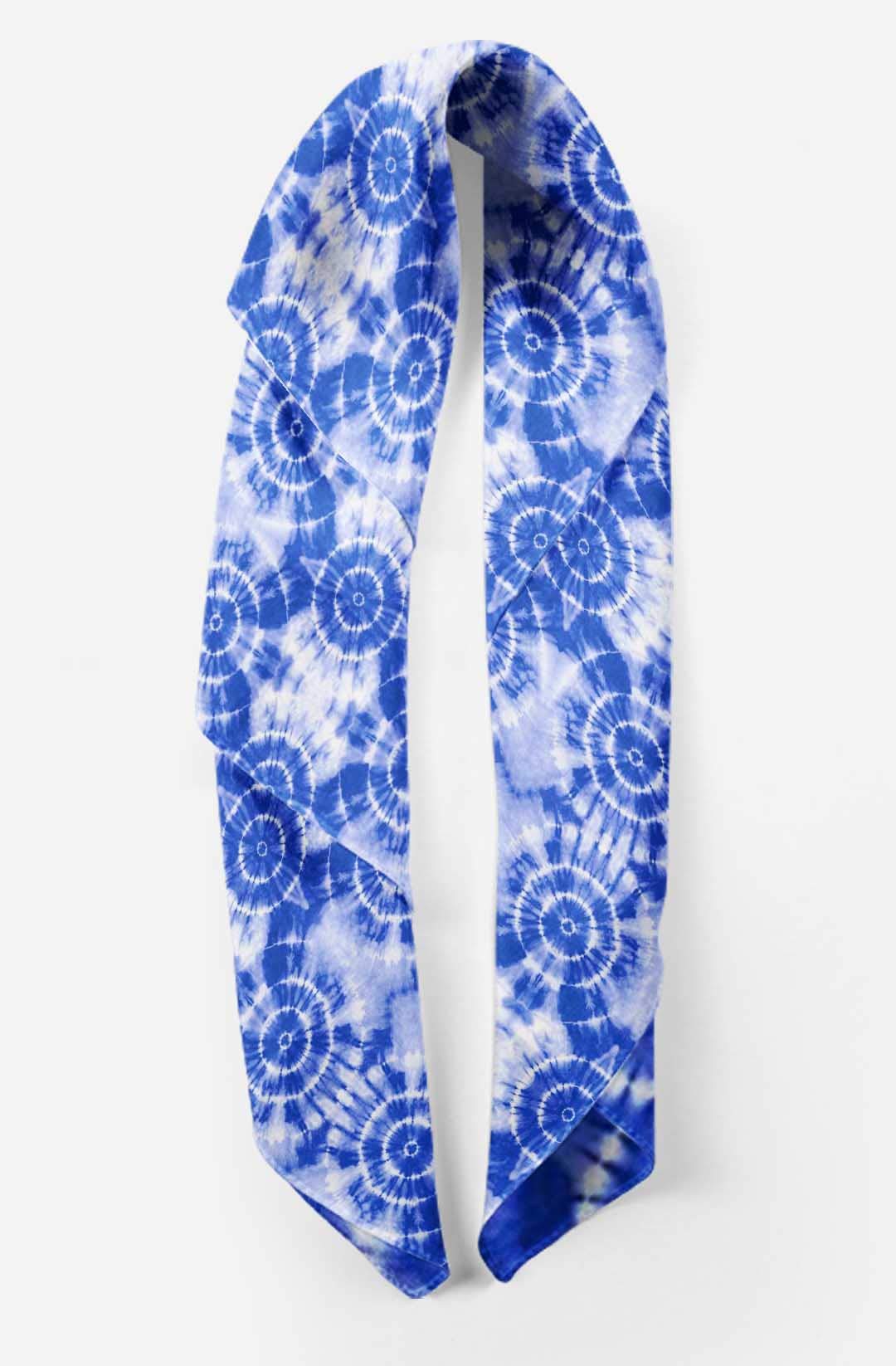 Bimba Printed Pure Silk Scarf - Women's Fashion Hair Wrap, Neck Scarf & Head Bandana - Elegant Accessory for Parties, Weddings & Everyday Wear