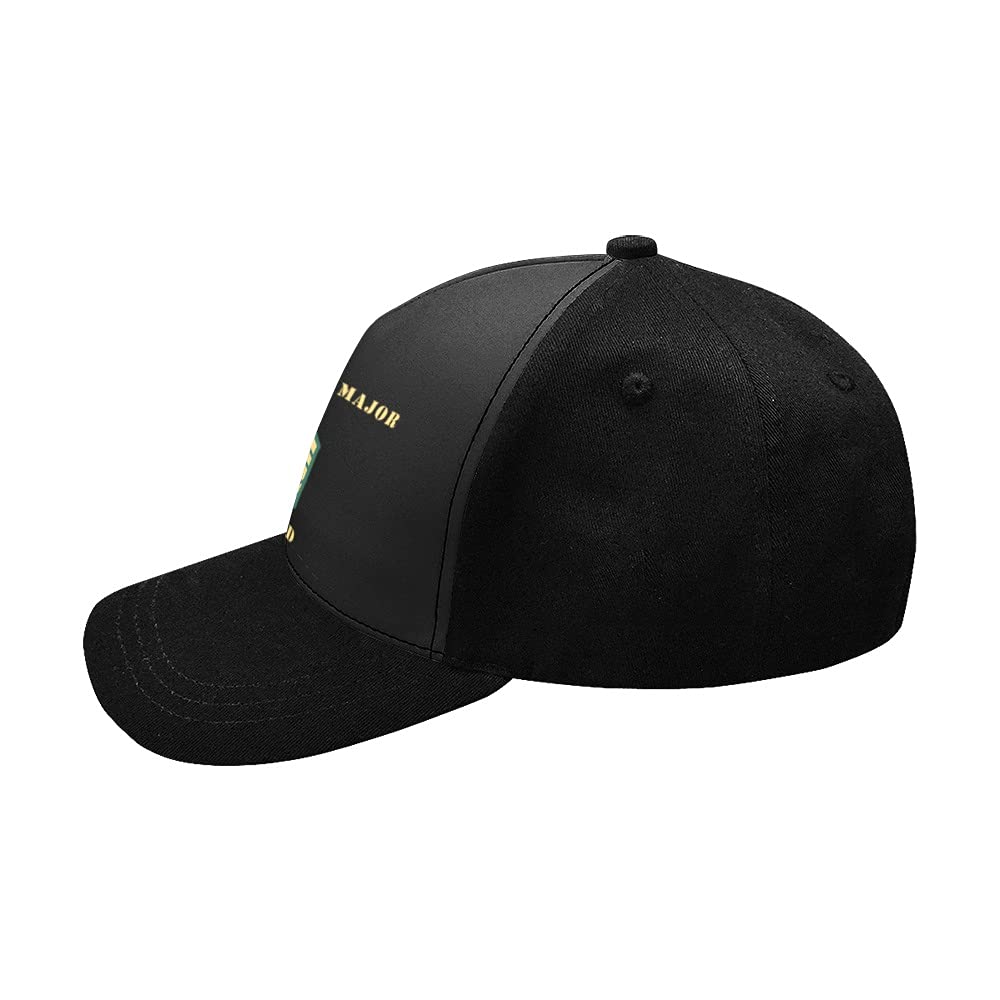 Retired Army Sergeant Major (SGM) Hat - Military Veteran Cap for Outdoor Activities, Sports & Casual Wear