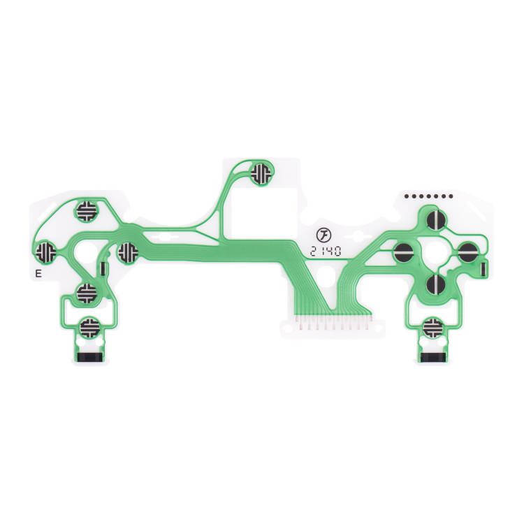 eXtremeRate 2-Pack Conductive Film Ribbon Flex Cable Replacement for PS4 Controller JDM-040 (GP4F0048) - Fix Unresponsive Buttons & Improve Gameplay Performance