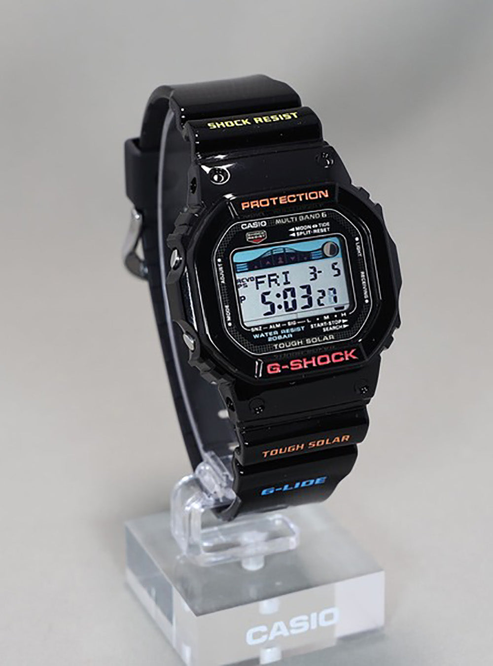 CASIO G-SHOCK GWX-5600-1JF Tough Solar Multiband 6 Digital Watch - Surfing, Swimming & Outdoor Sports Waterproof Sport Watch