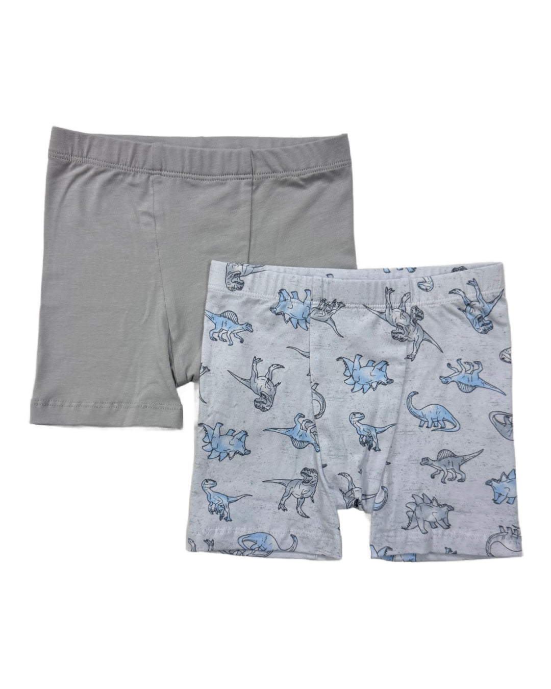 Dinosaur Print Boxer Briefs 2-Pack - Soft Cotton Boys' Underwear for Kids & Toddlers - Fun Comfortable Underwear for Playtime, School & Everyday Wear
