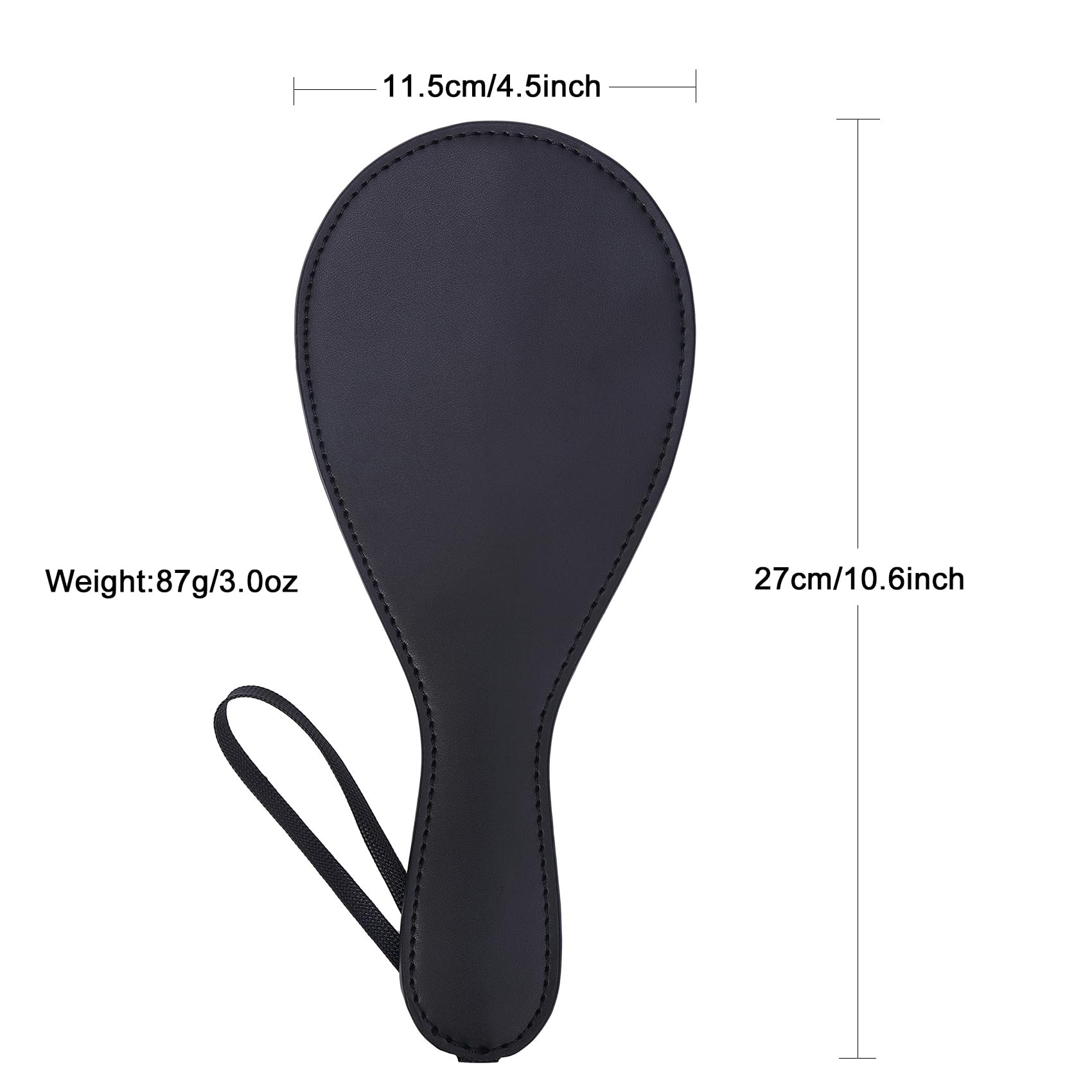 Premium Satin & Faux Leather Spanking Paddle - BDSM Bondage Sex Toy for Couples, Sensual Play & Adult Spanking - Perfect for Roleplay, BDSM Scenes & Intimate Bedroom Fun