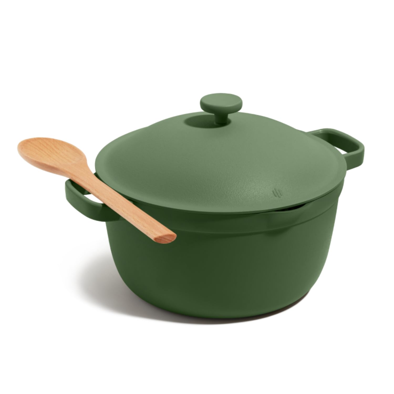 Our Place Perfect Pot - 5.5 Qt Nonstick Ceramic Saucepan with Lid | PTFE & PFOA-Free Healthy Cookware for Stovetop & Oven | Steam, Bake, Braise, Roast | Easy Clean Non-Toxic Ceramic Coating | Sage Green | Perfect for Soups, Stews & Pasta Dishes