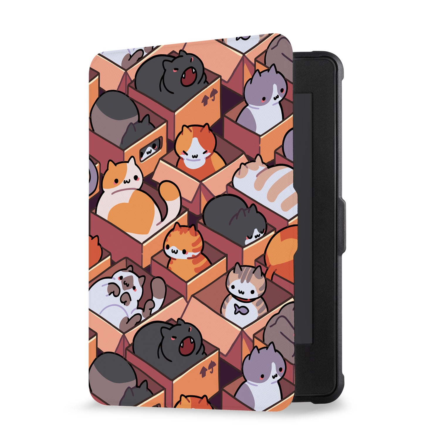Premium Kindle Case with Adorable Sushi Cats Design - Waterproof & Lightweight Cover for Kindle Paperwhite/Oasis - Perfect for Reading at Home, Travel & Gifts