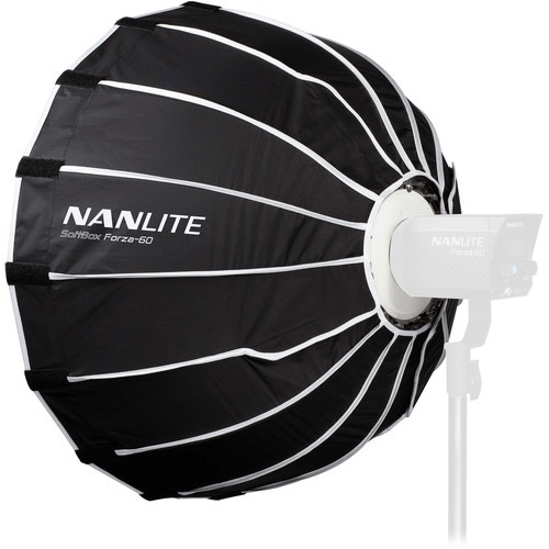 Nanlite Forza 60 LED Softbox Lighting Kit - Professional Studio Light for Photography & Videography - Perfect for YouTube, TikTok, Portrait and Product Shooting