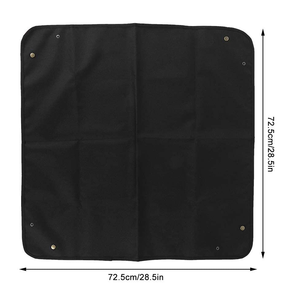 Yosoo Foldable Plant Potting Mat - Black Gardening Repotting Tray for Indoor Plants, Flowers & Succulents | Portable Transplanting Mat for Mess-Free Gardening, Home & Greenhouse Use