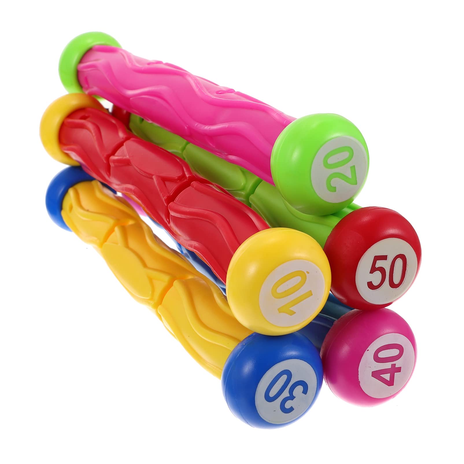 Kisangel 5-Pack Swimming Pool Dive Toys - Underwater Diving Sticks for Kids, Toddler Pool Games & Water Play - Perfect for Summer Pool Parties, Swimming Lessons & Backyard Fun