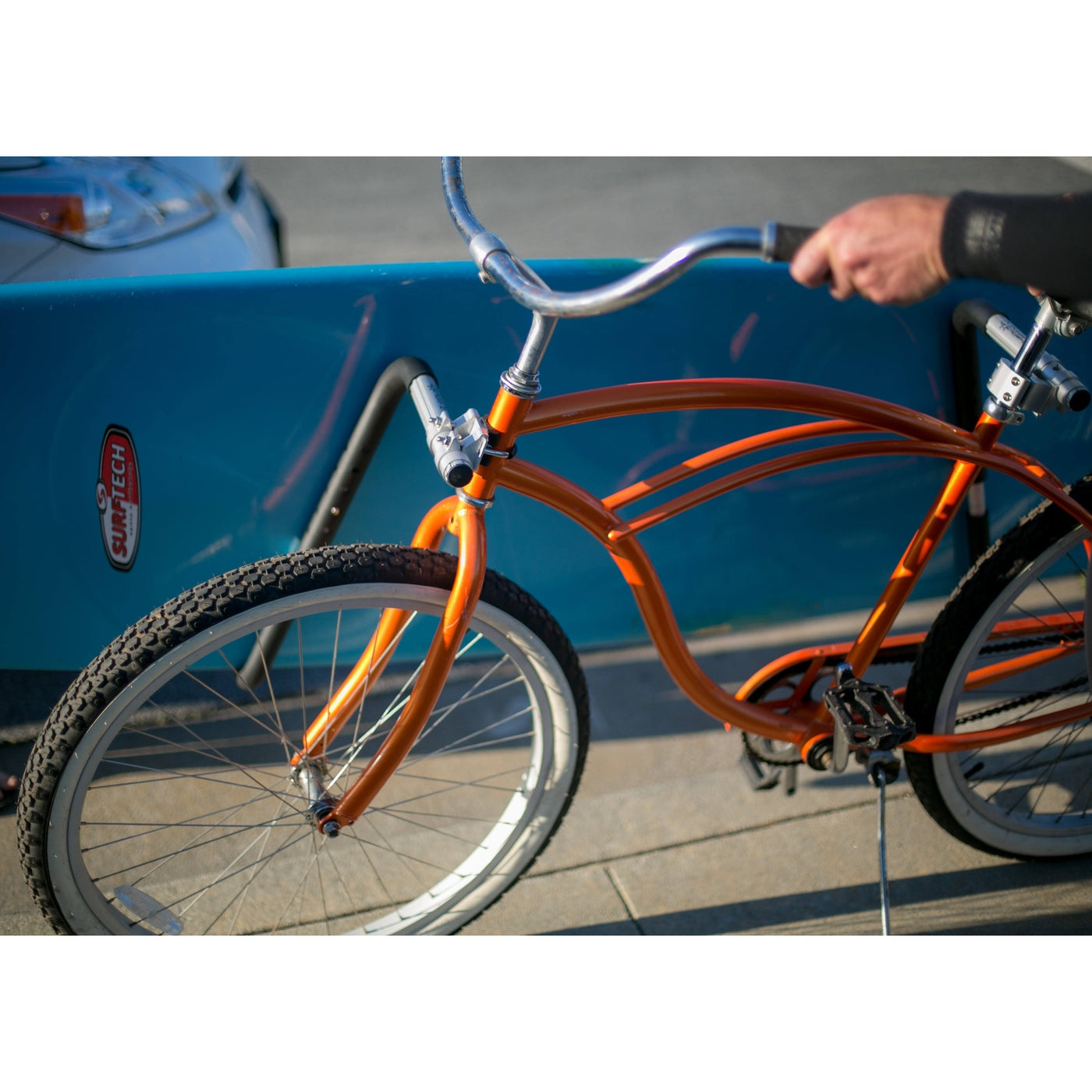 Premium Bike Rack for Longboards - MBB Moved By Bikes Heavy Duty Carrier | Perfect for Surfers, Skateboarders & Outdoor Adventures