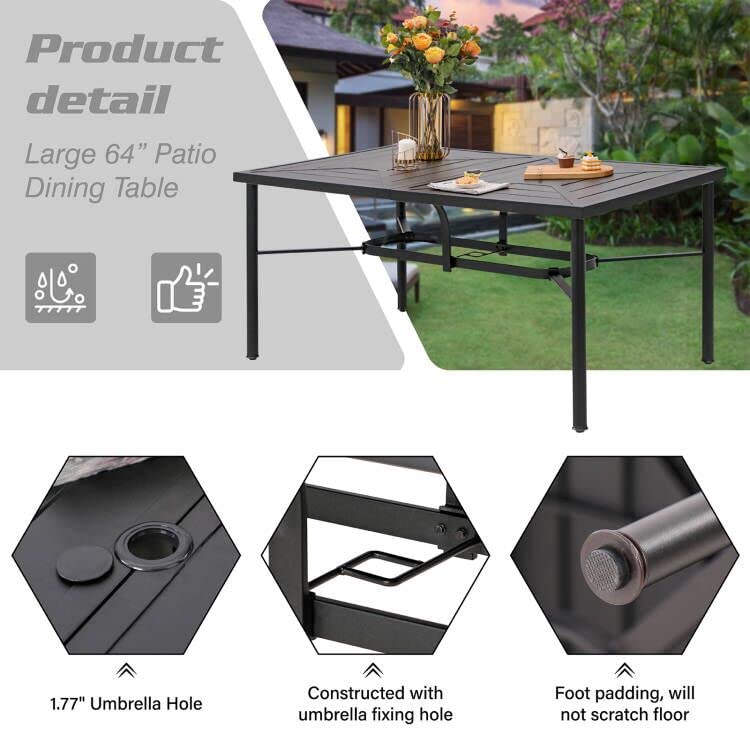 Sophia & William 7-Piece Outdoor Dining Set - 64