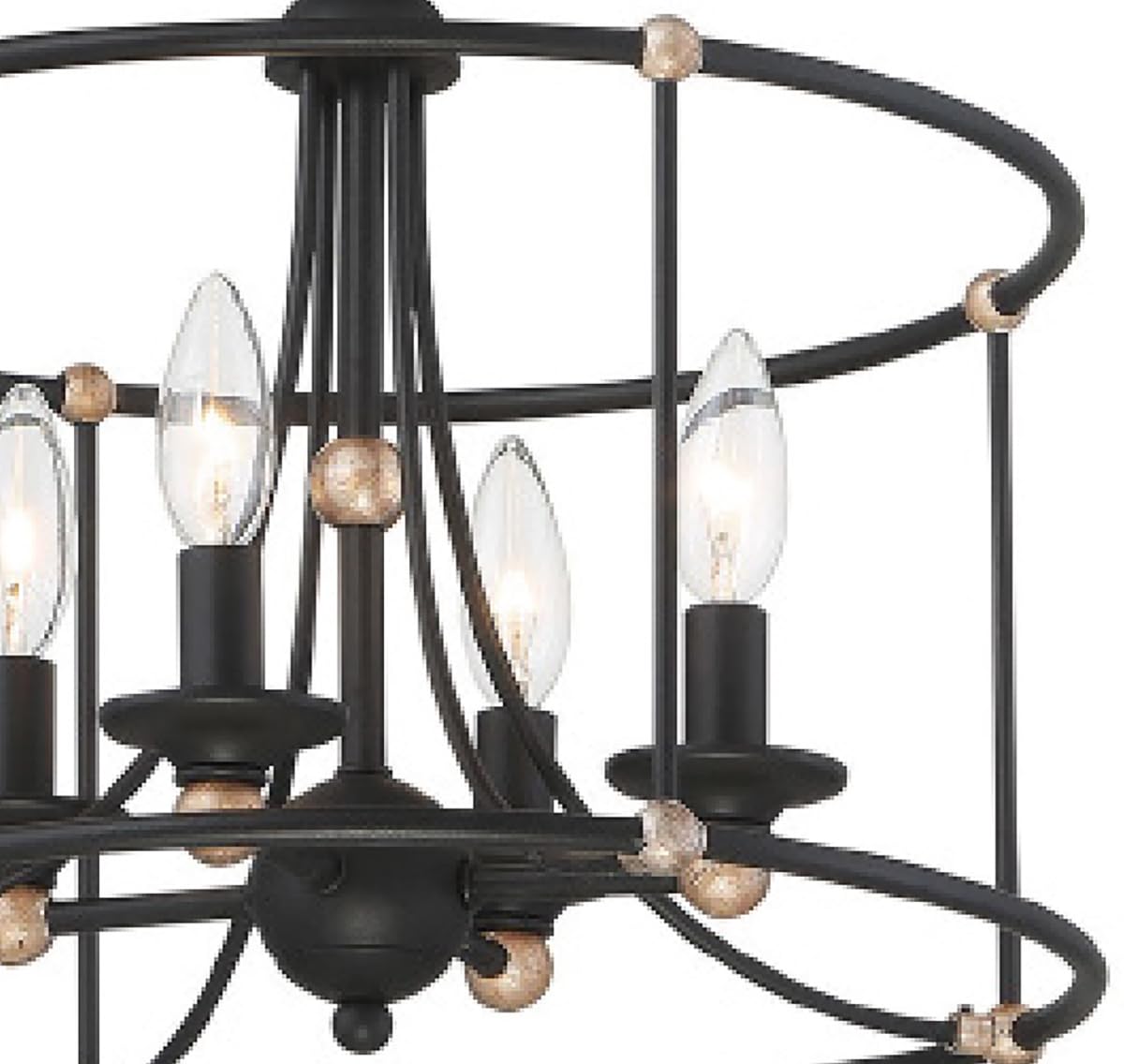 Minka Lavery 1049-677 Westchester County 4-Light Semi Flush Mount Ceiling Light - 15
