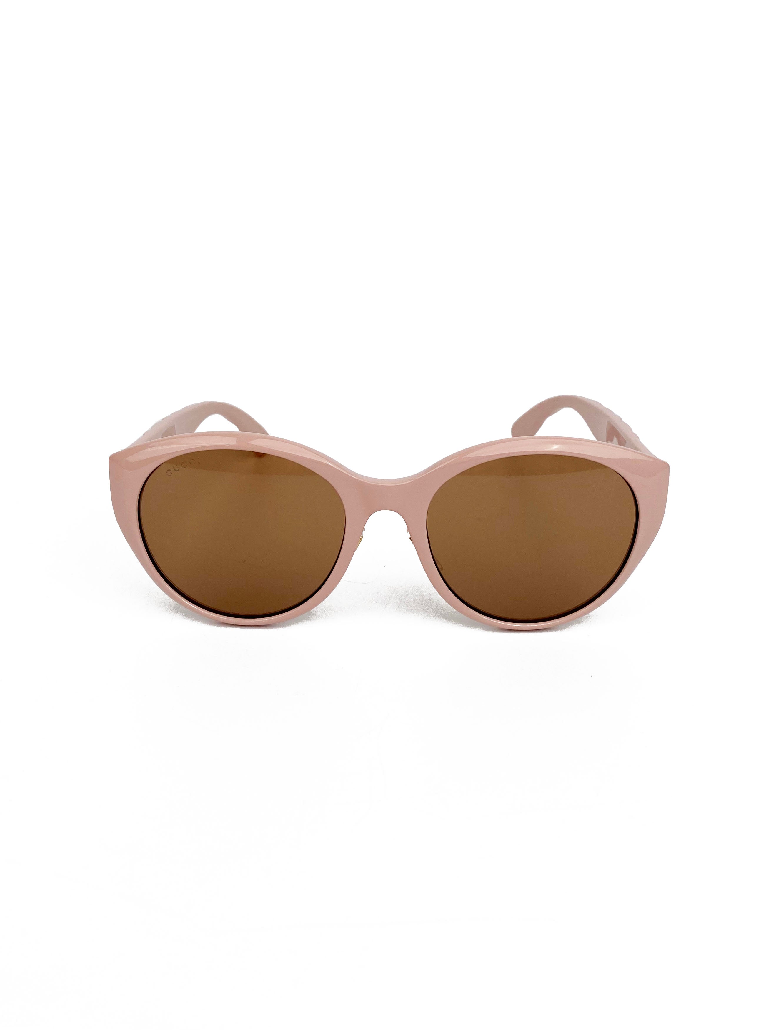 Gucci GG0814SK Pale Pink Sunglasses for Women - Luxury Designer Shades for Summer, Beach & Outdoor Fashion