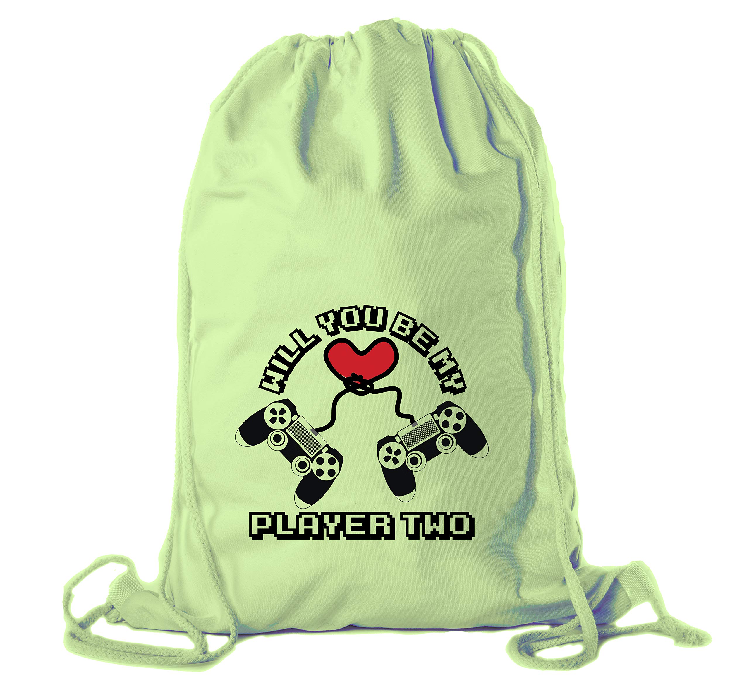 Valentine's Day Gamer Gift - Mato & Hash Player Two Drawstring Cotton Bag for Couples | Perfect for Gaming Dates, Valentine's Surprises & Romantic Getaways
