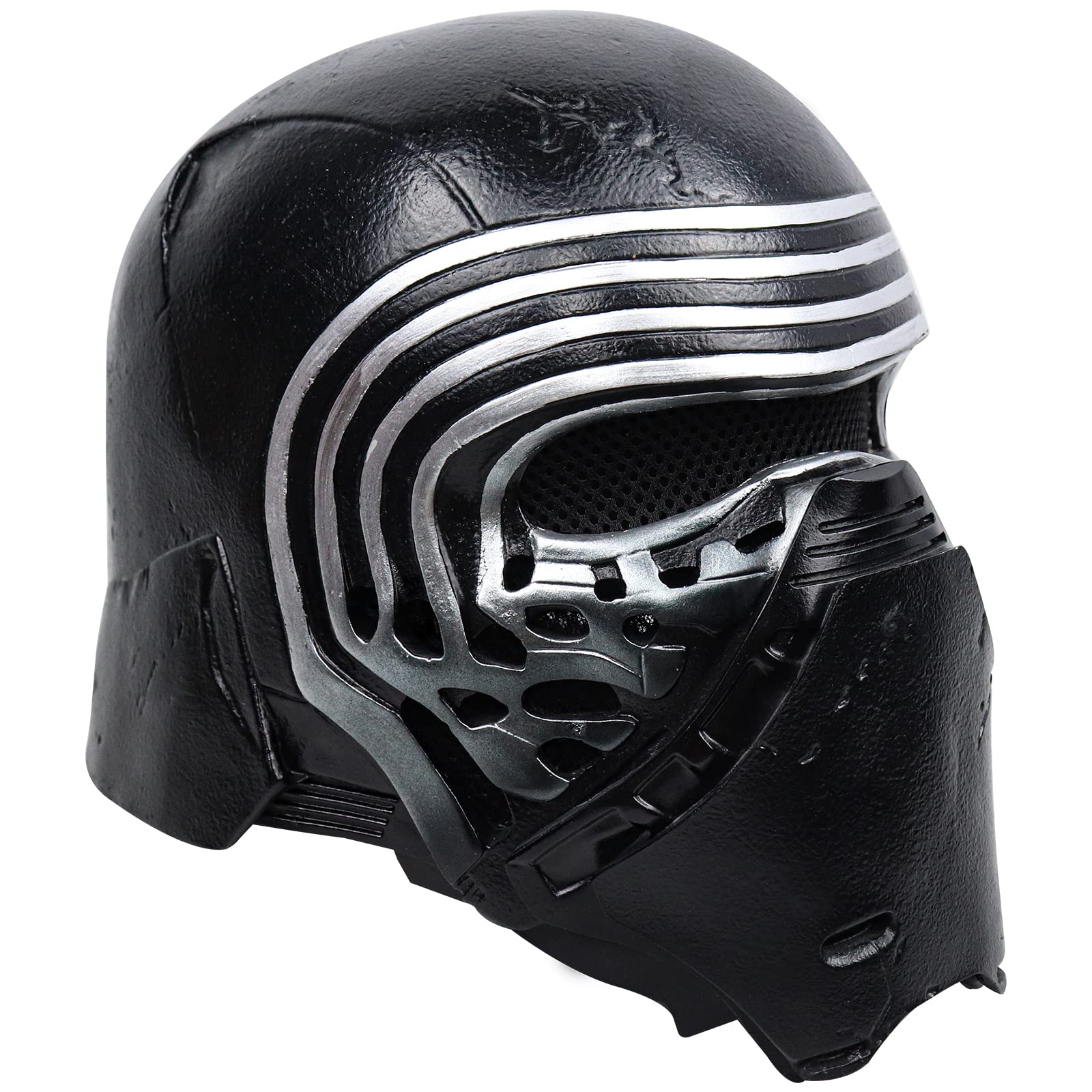 Kylo Ren Black Series Helmet - Full Head Cosplay Mask for Halloween & Star Wars Costume | Premium Death Trooper Style for Collectors & Fans
