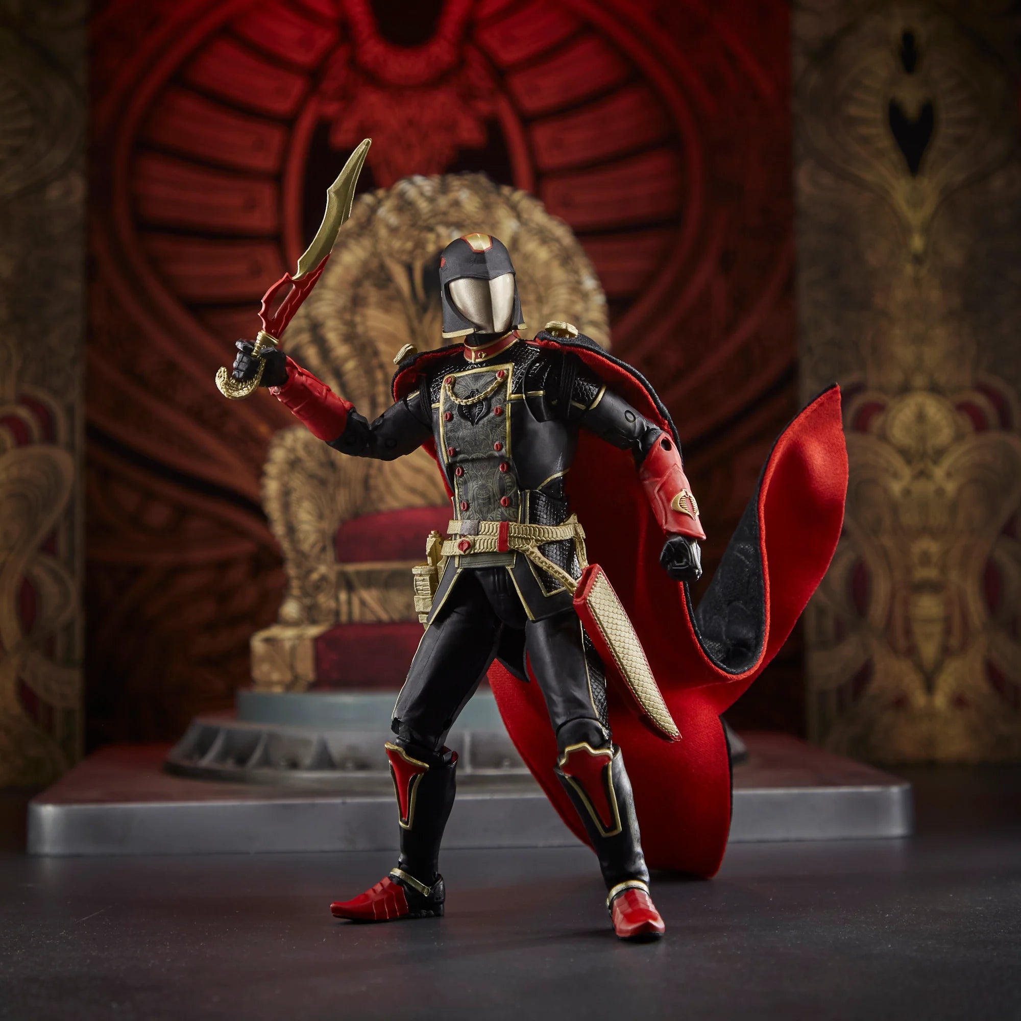 G.I. Joe Classified Series Snake Supreme Cobra Commander Action Figure - Premium Collectible Toy for Display & Play - Perfect for Fans, Collectors & Gift Giving