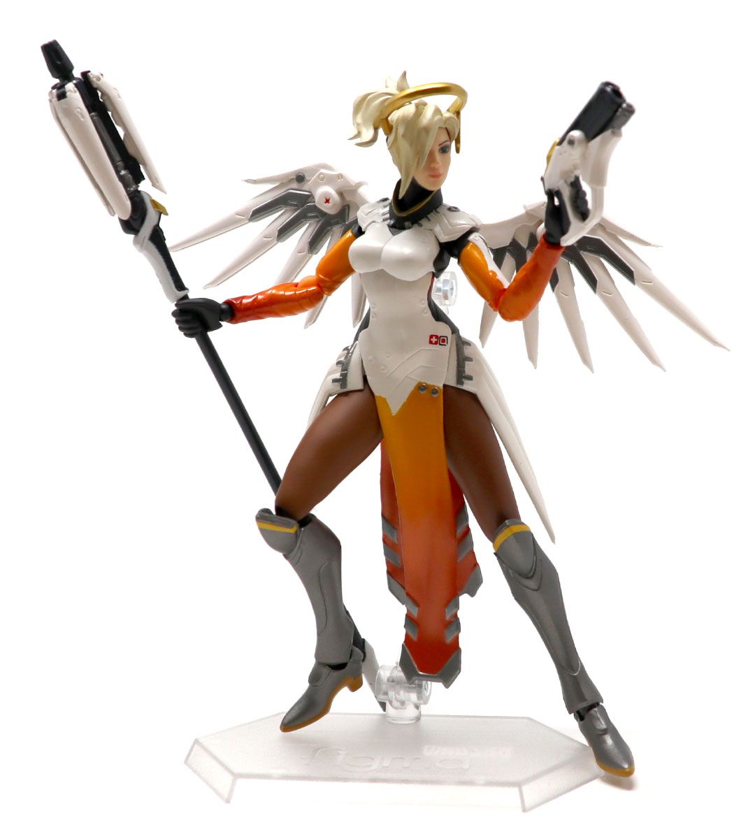 Figma Mercy Action Figure - Overwatch Collectible Model for Fans & Gamers - Perfect for Display, Cosplay, and Gaming Enthusiasts