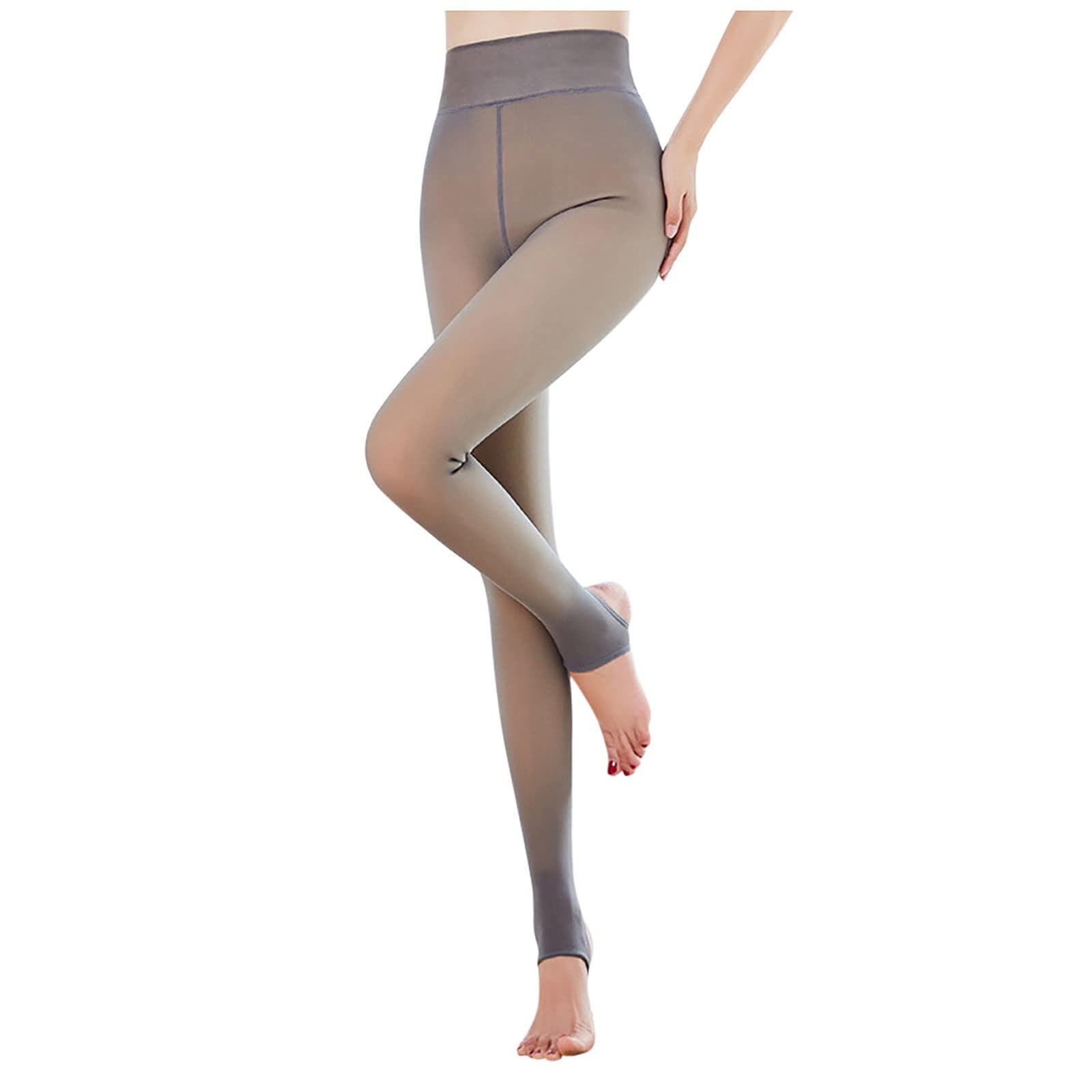 Velvet Women's High Socks - 320G Thick Elastic Socks for Winter Warmth