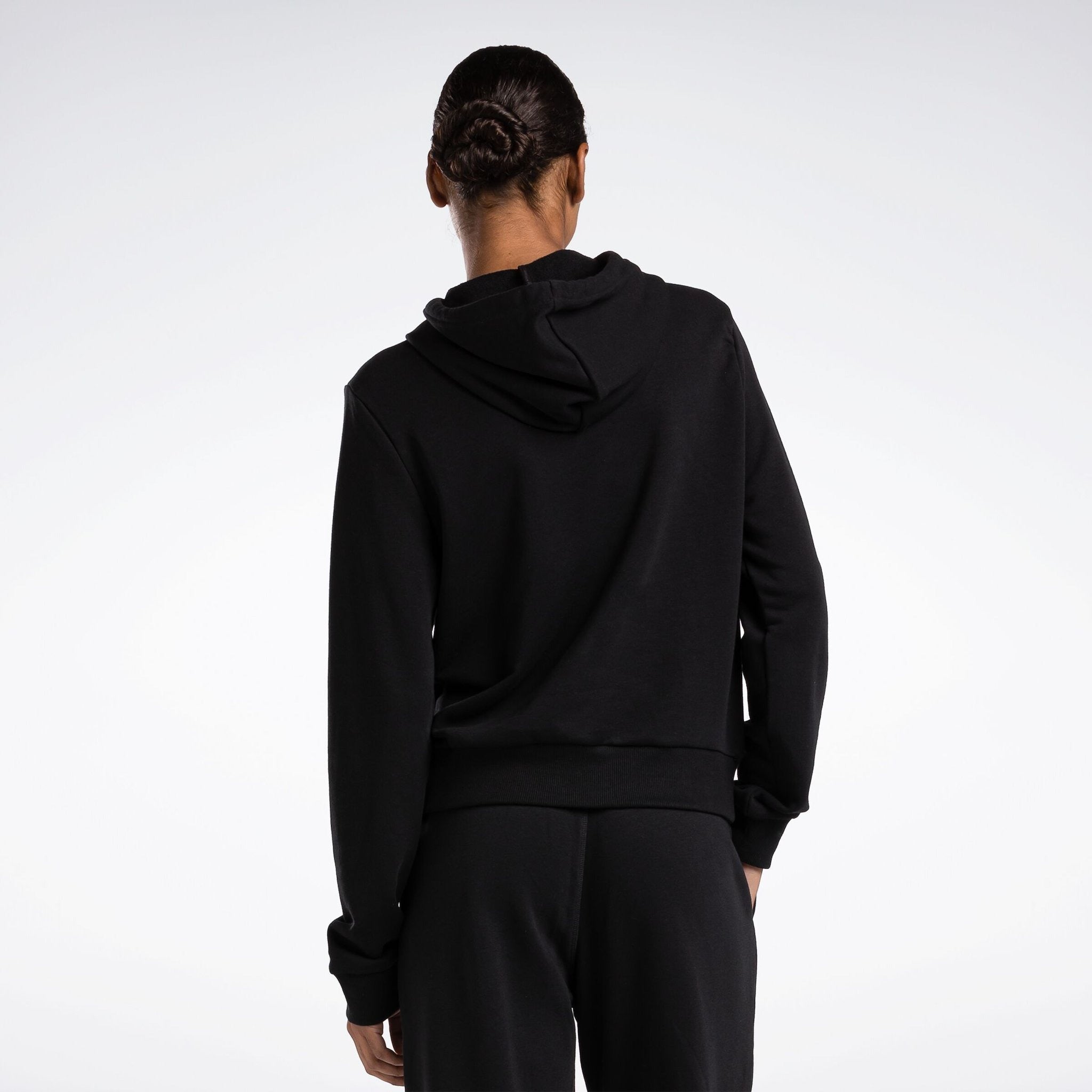 Premium French Terry Hoodie for Men & Women - Soft & Comfortable Pullover Sweatshirt - Ideal for Gym, Running, and Casual Wear - Black