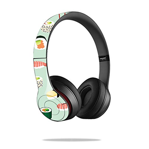 MightySkins Vinyl Decal Wrap Cover for Beats Solo2 Headphones - Sushi Design | Protective & Durable Skin | Easy to Apply & Remove | Made in USA | Perfect for Music Lovers & Travelers