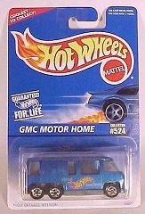Vintage 1996 Hot Wheels GMC Motorhome #524 - Rare Collectible Die-Cast Car Toy for Adults & Kids - Perfect for Display, Gifts, and Car Enthusiast Collections