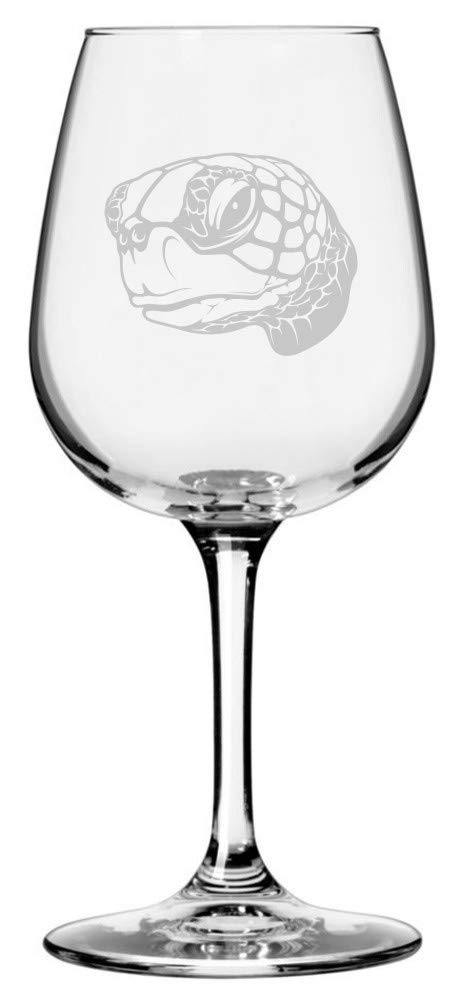 Sea Turtle Wine Glass - 12.75oz Etched Zoo Animal Glass for Parties & Gifts