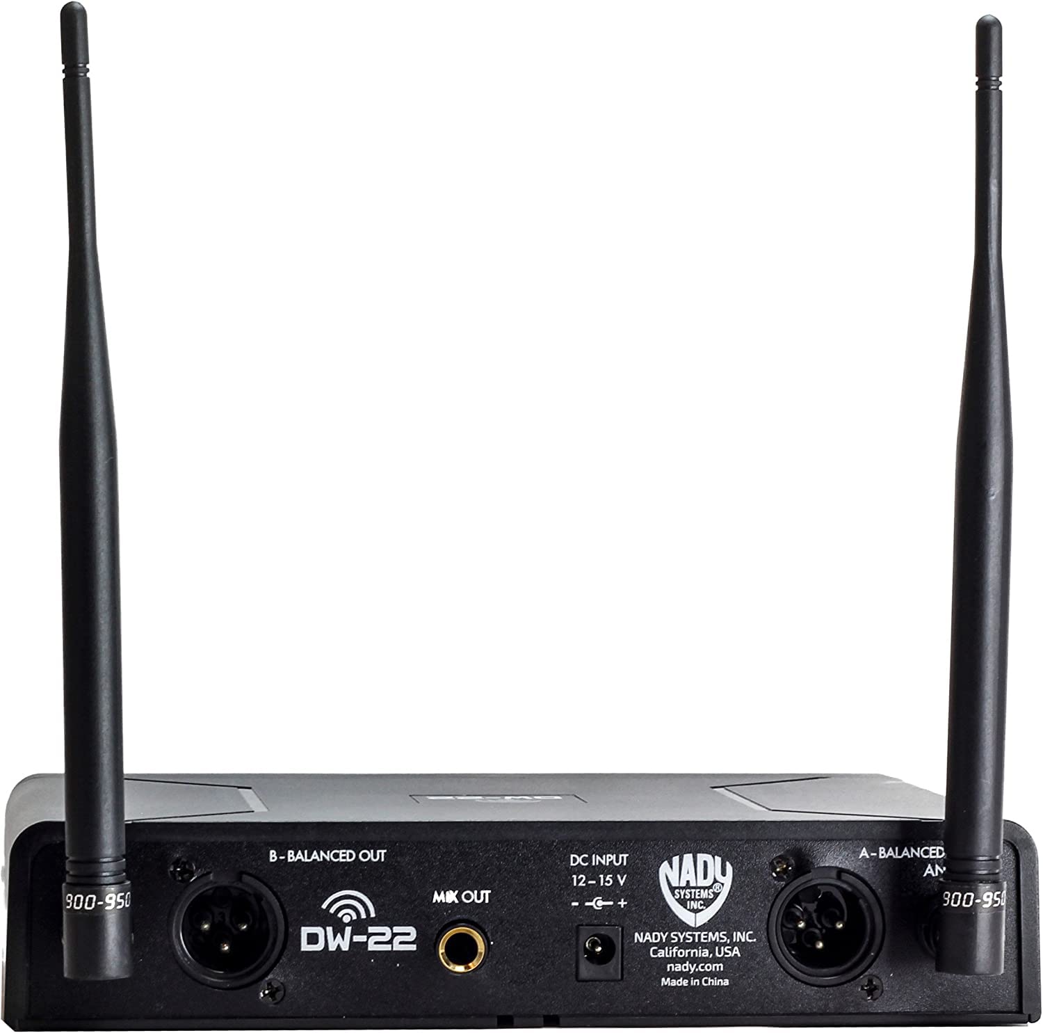 Nady DW-22 Dual Digital Wireless Microphone System - 902.3MHz/903.8MHz Lapel & Headset Mic Kit with 300ft Range, Plug & Play Setup for Presentations, Interviews, Church Services & Live Performances