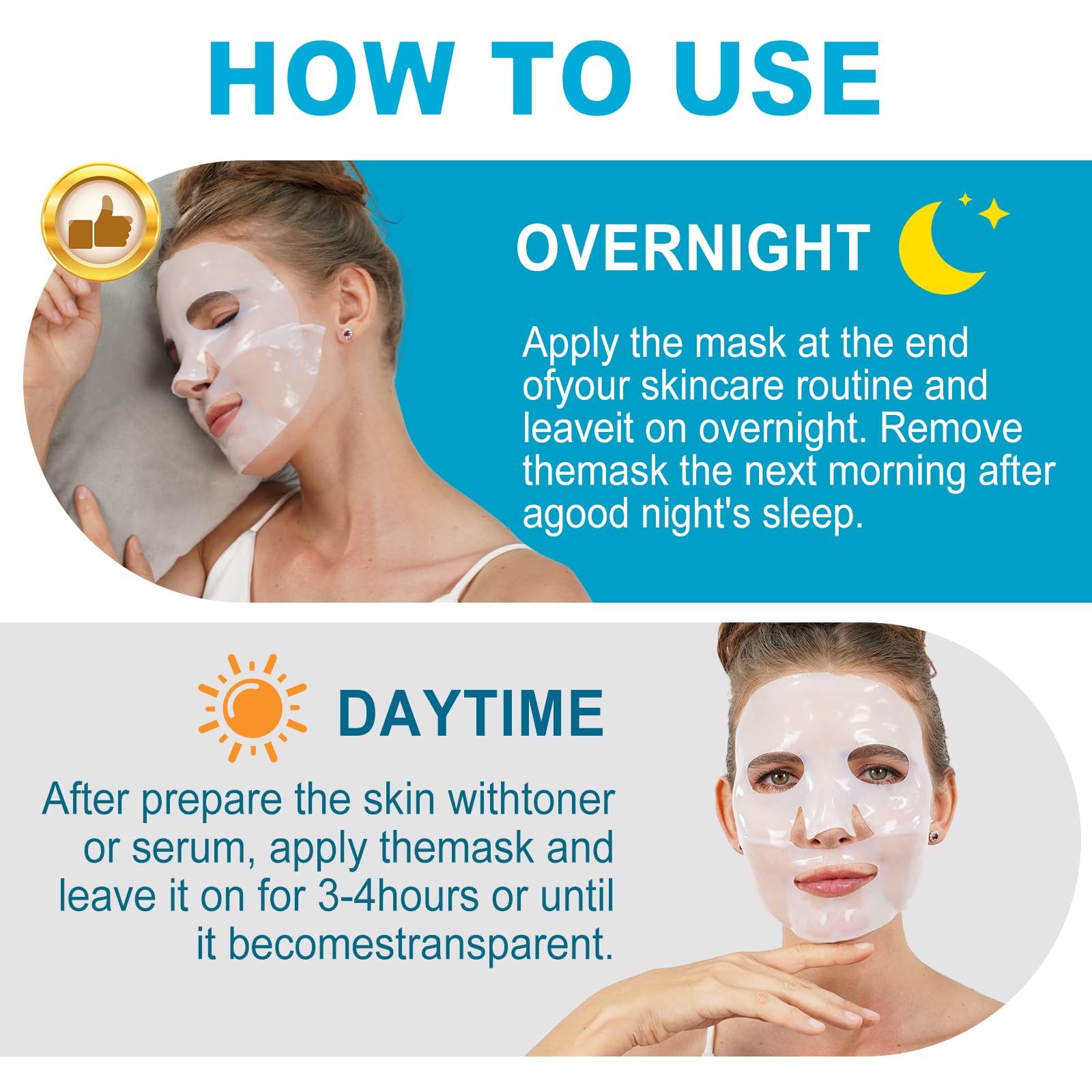 Bio Collagen Face Mask - Deep Hydration & Anti-Wrinkle Overnight Treatment for Moisturizing, Firming & Brightening Skin | Enhance Skin Vitality | Perfect for Nighttime Skincare Routine & Spa Days