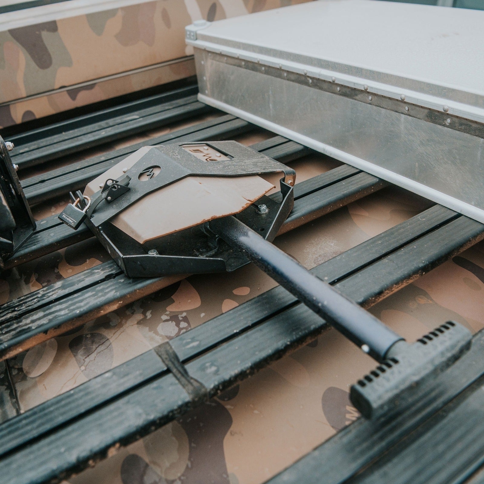 DMOS Delta Shovel Mount - Heavy-Duty Off-Road Shovel Mount for Jeep, Truck & ATV | Secure Storage for Camping, Overlanding & Emergency Preparedness