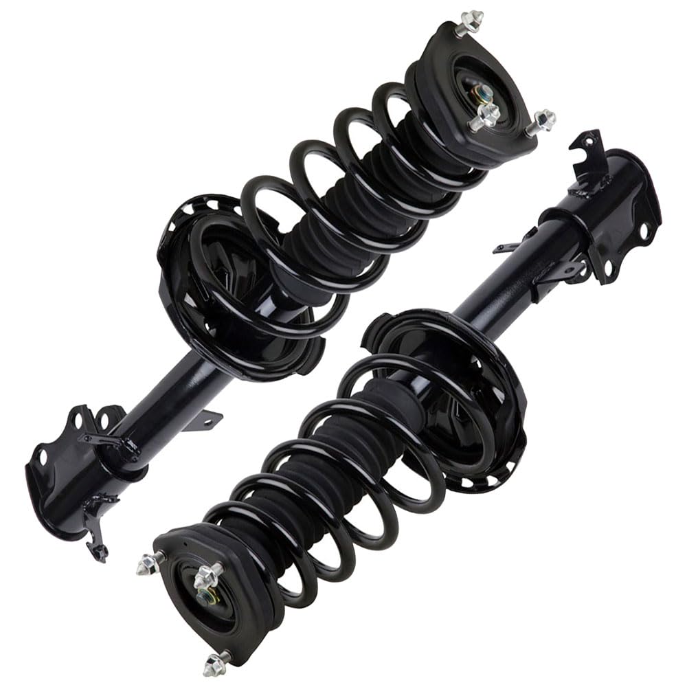 2008 Toyota Highlander Rear Complete Strut & Spring Assembly Pair - OEM Replacement 75-877322C by BuyAutoParts - Perfect for Smooth Ride & Suspension Repair