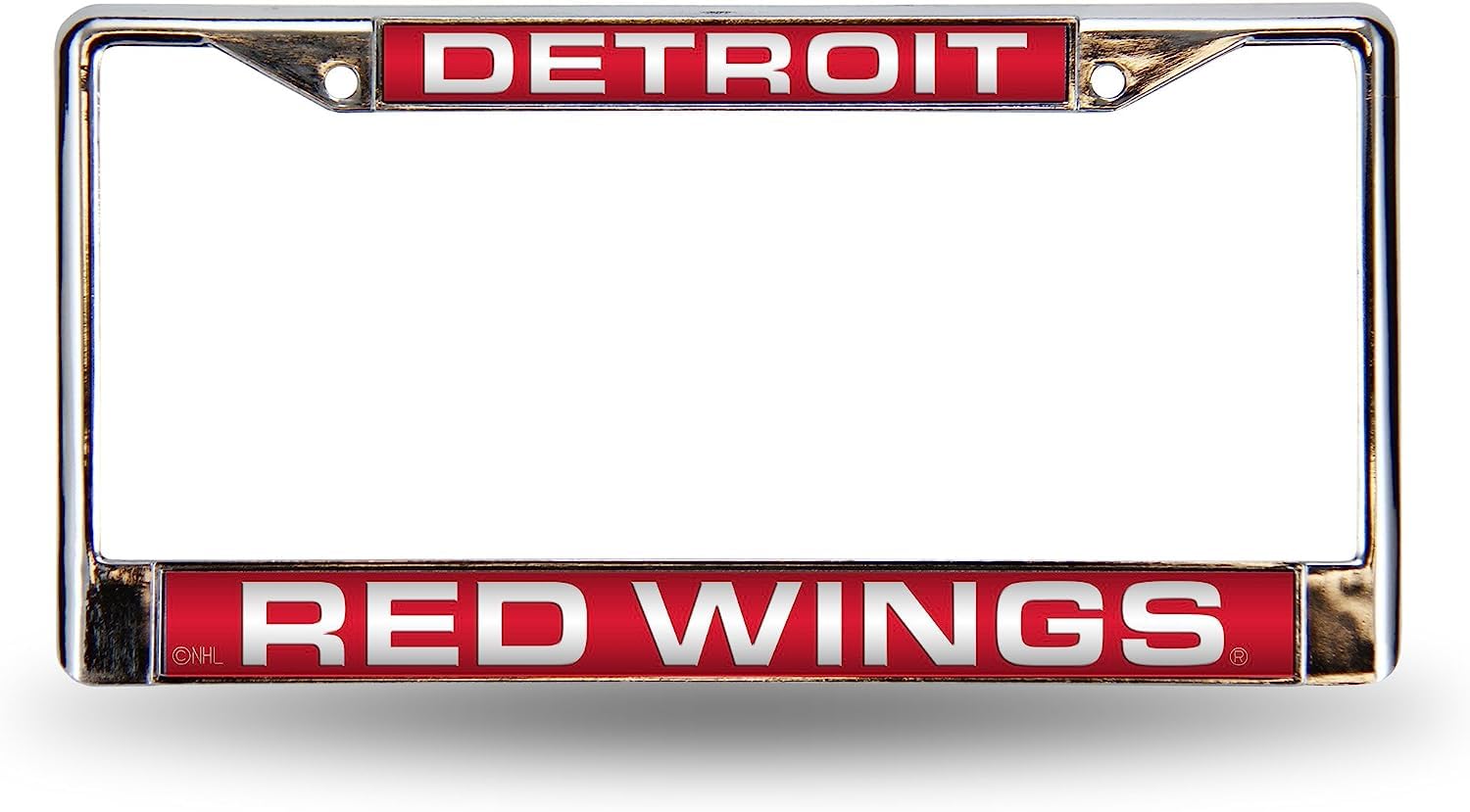 Detroit Red Wings Laser-Cut License Plate Frame - Officially Licensed NHL Car Accessory for Fans - Perfect for Trucks, SUVs & Cars
