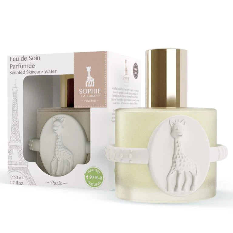 Sophie La Girafe Baby Care Water 50ml - Gentle & Hypoallergenic Baby Skin Care for Newborns & Infants - Perfect for Bath Time, Diaper Changes & Daily Moisturizing