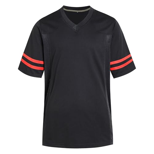 Red Stripe-black Jersey
