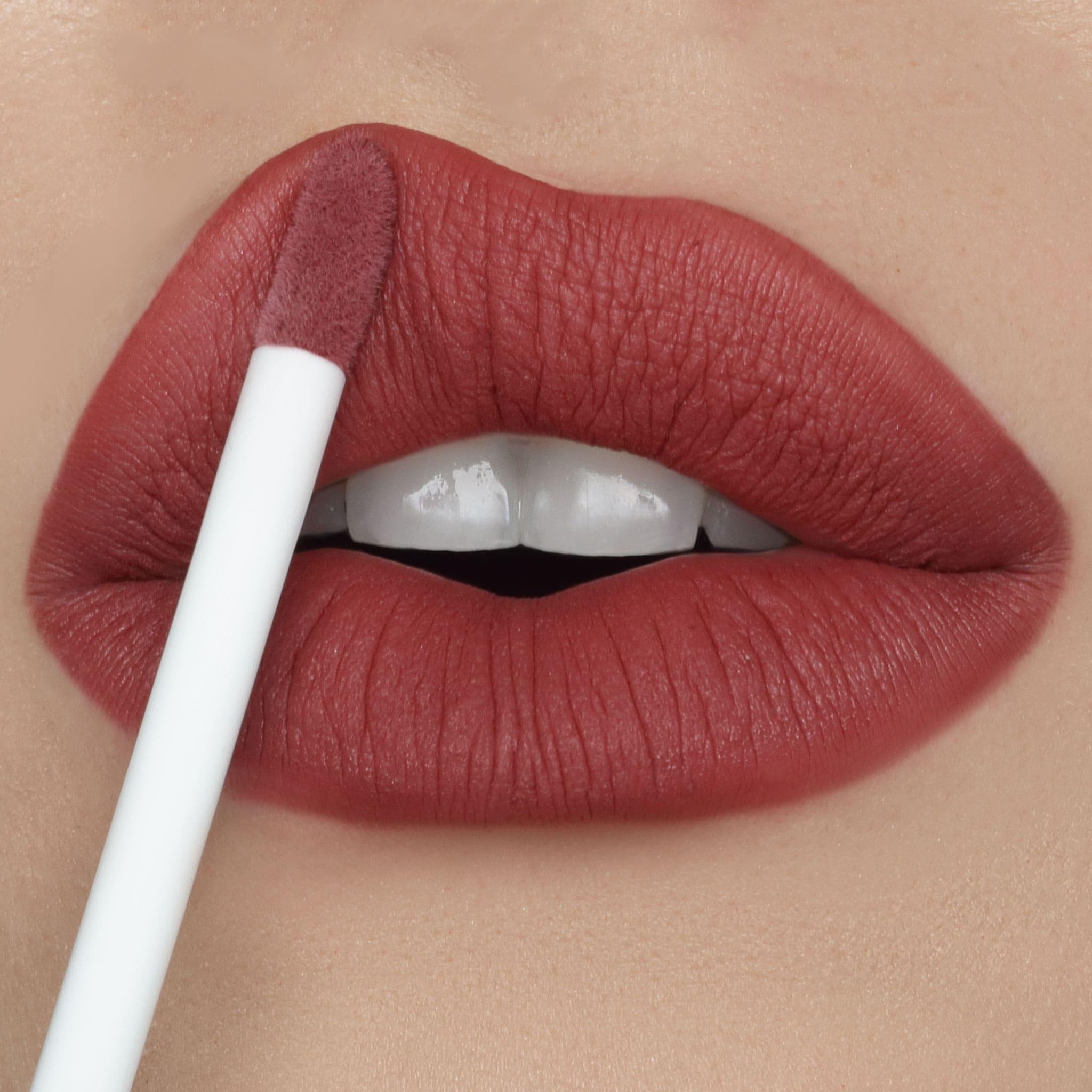 Rustic Red Liquid Lipstick - Long Lasting Matte Finish for Everyday Wear & Special Occasions