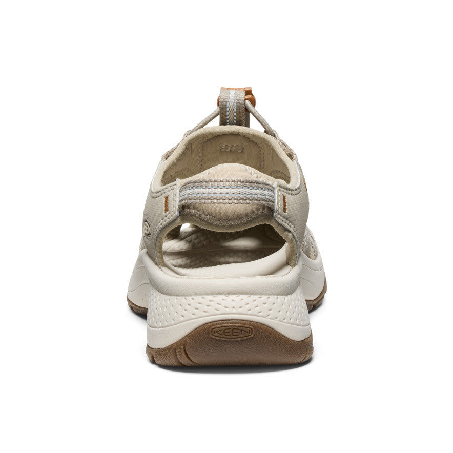 Women's Astoria West Comfortable Leather Sandals - Plaza Taupe/Roasted Pecan | Casual Summer Walking Shoes for Beach, Vacation & Everyday Wear