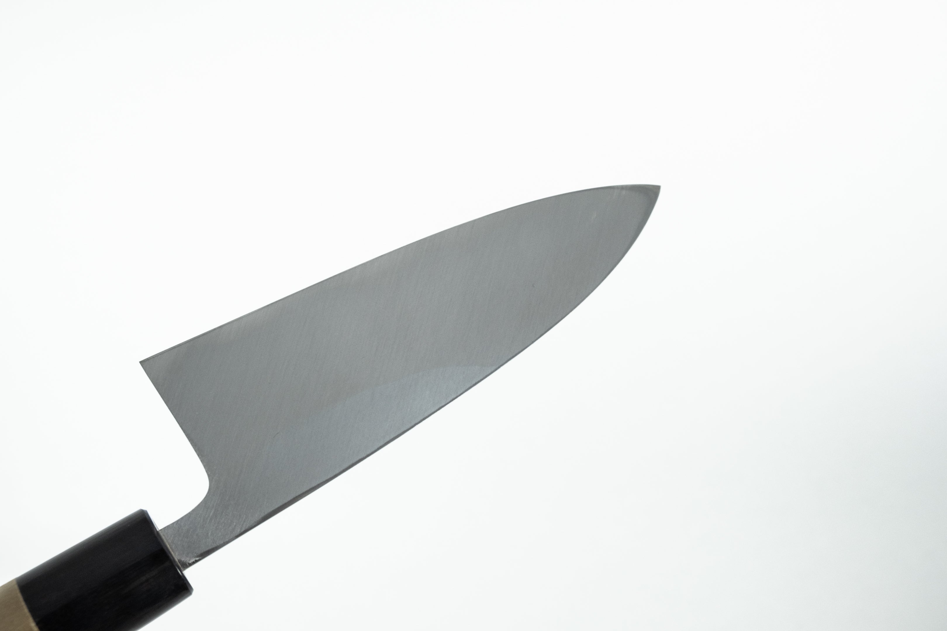 Hitohira Kikuchiyo Manzo White #3 Deba Knife 165mm - Japanese Chef Knife with Ho Wood D-Shaped Handle - Perfect for Sushi, Fish Filleting & Asian Cuisine
