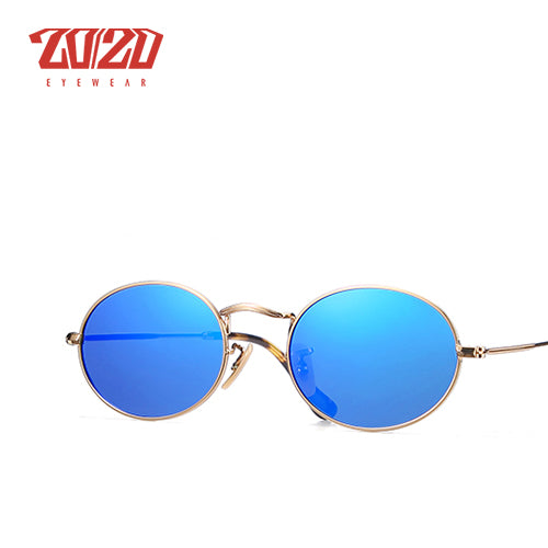20/20 Polarized Oval Driving Sunglasses for Men & Women - UV Protection, Anti-Glare, Lightweight Comfort - Perfect for Road Trips, Commuting & Outdoor Activities (Model C030)
