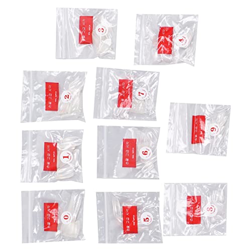 Odorless Fake Nails for Dipping Powder - Long Lasting False Nails for Wedding, Party & Special Occasions - Acrylic Nail Tips for Professional Salon Look at Home