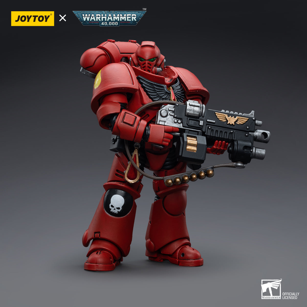 JOYTOY 1/18 Scale Warhammer 40K Intercessors Action Figure Set (4pcs) - Highly Detailed Collectible Miniatures for Tabletop Gaming & Display - Perfect for Warhammer Fans and Sci-Fi Collectors