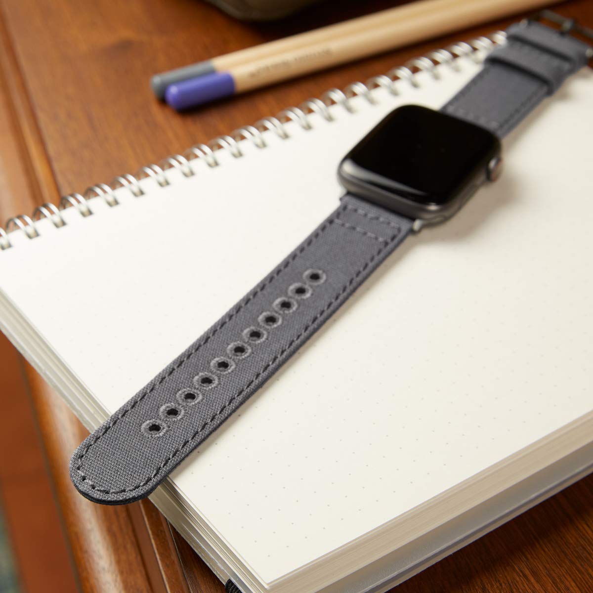 Premium Canvas Watch Bands for Apple Watch - Durable & Comfortable Replacement Straps - Perfect for Outdoor Activities, Workouts & Everyday Wear