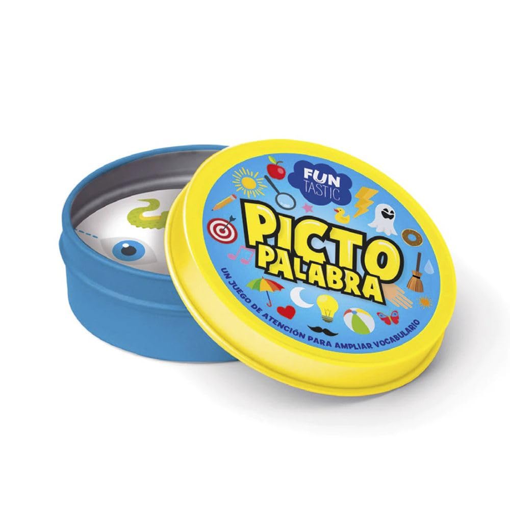 Clever Games PICTO Word Can Table Game - Fun Family Board Game for Parties