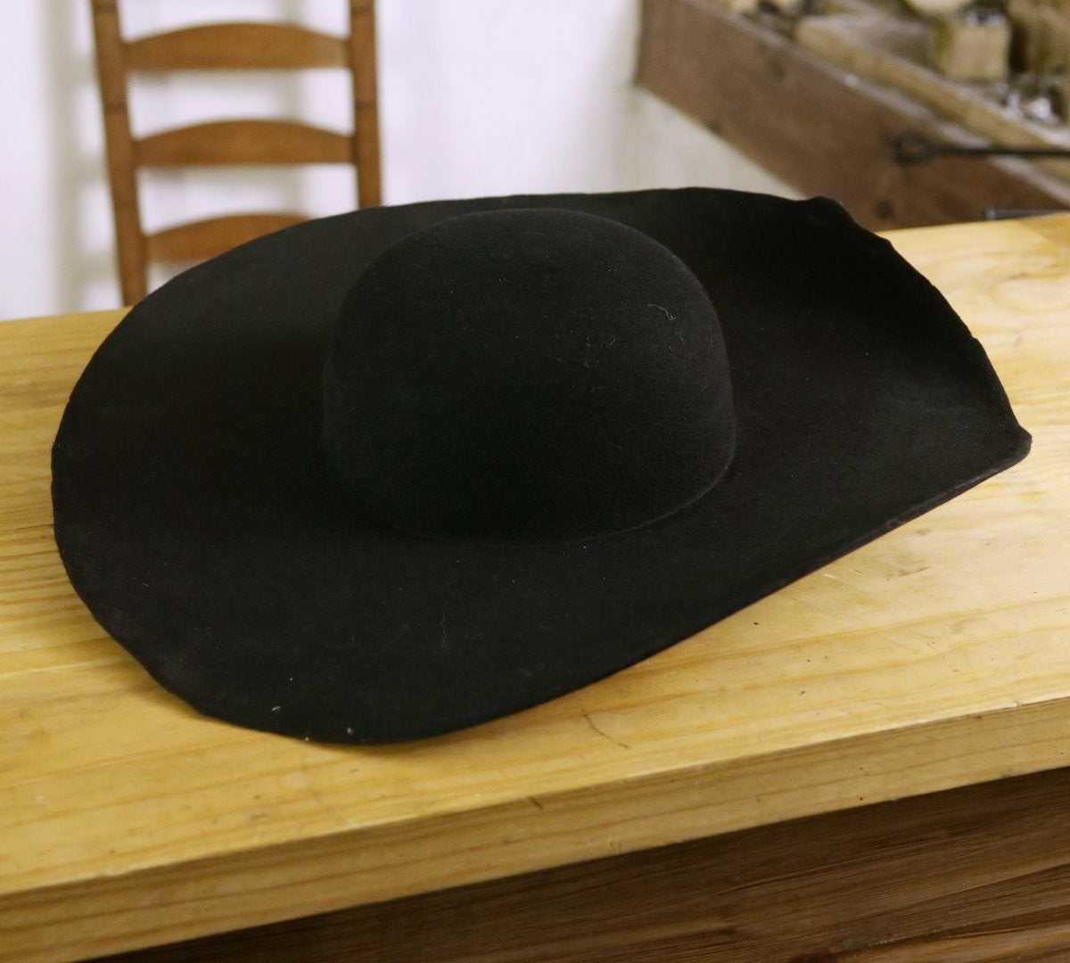 Premium Wool Felt Hat Blank - Unlined Classic Fedora DIY Hat Making Material for Crafters & Milliners - Perfect for Costumes, Steampunk & Vintage Fashion