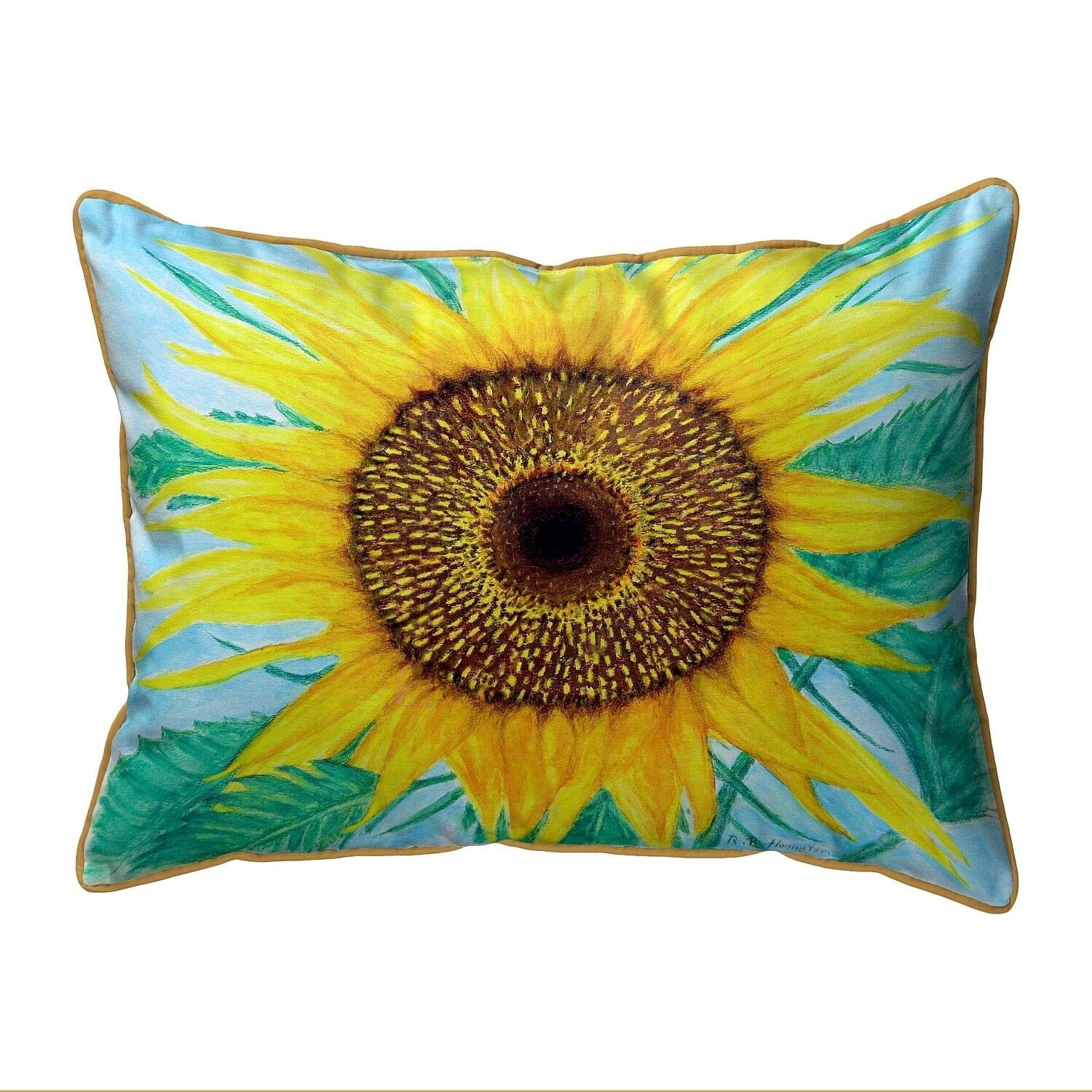 Betsy Drake SN1003 Decorative Throw Pillow 11x14 Inches - Multi Color Boho Style for Sofa, Bed, Couch - Perfect for Living Room, Bedroom & Home Decor